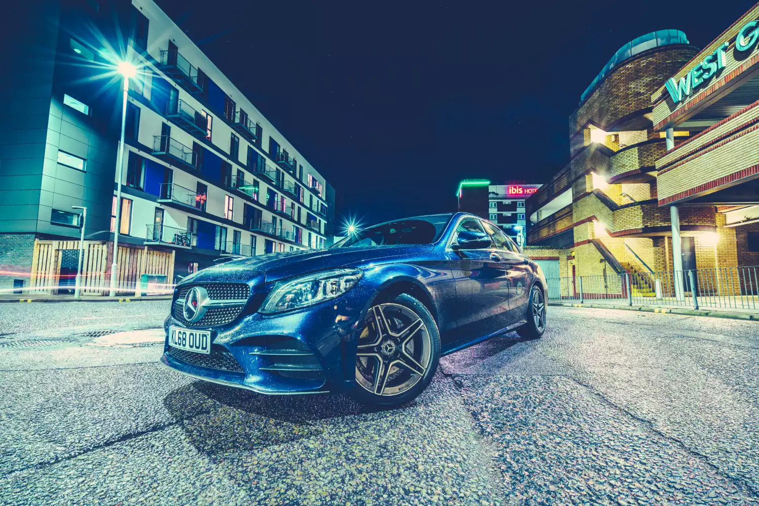 Mercedes-Benz C-Class car trash can