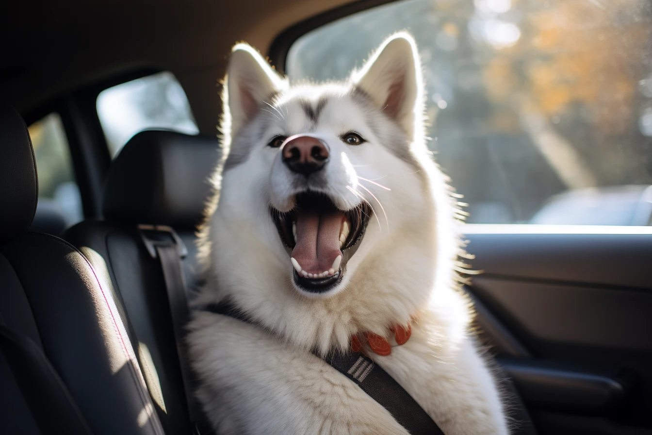 Honda Odyssey Dog Safety Belt for Siberian Huskies